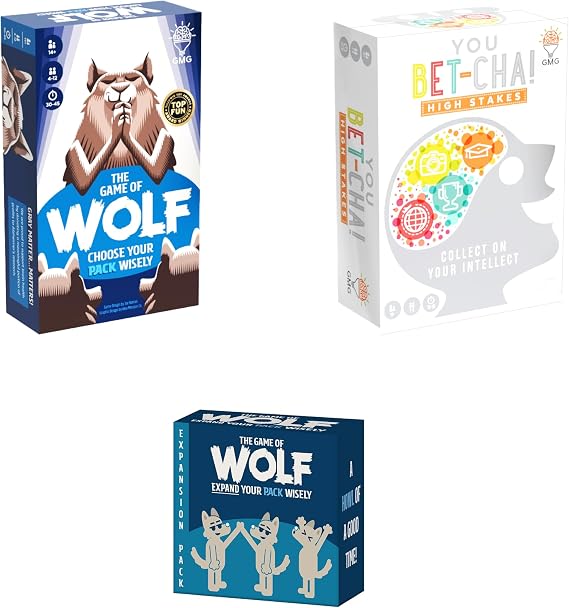 Trivia Games Bundle: The Game of Wolf and Expansion Pack & You Bet-Cha