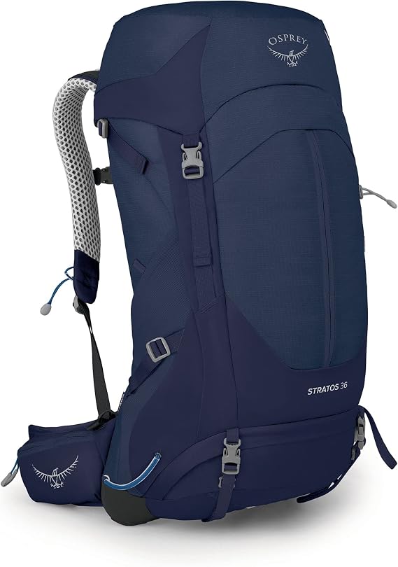 Osprey Stratos 36L Men's Hiking Backpack, Cetacean Blue