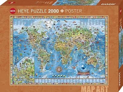 Heye Puzzles - 2000 Pc -Amazing World