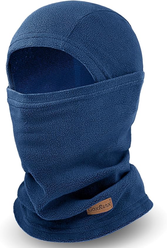 Balaclava Ski Mask Winter Warm Face Mask for Men Women Fleece Face Cover Mask for Cold Weather Skiing Motorcycling (US, Alpha, One Size, Royal Blue)