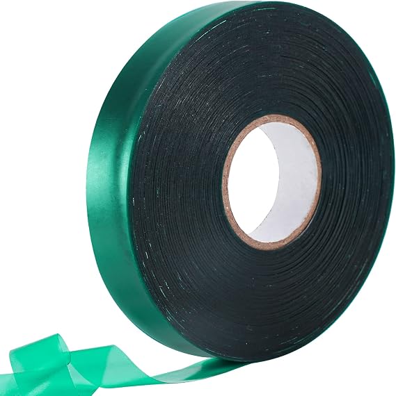 Prudiut 300Ft Plant Tape, 1/2" Stretch Garden Tie Tape Roll, Plant Ribbon