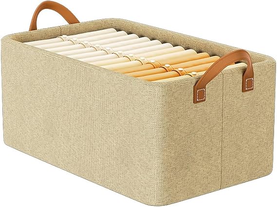 Multi-Functional Folding Wardrobe, Portable Large Ultra Space Organiser, Closet Shelf Fabric Storage Box Steel Frame, Wardrobe Clothes Storage Organiser(Gray,30x24x17cm)