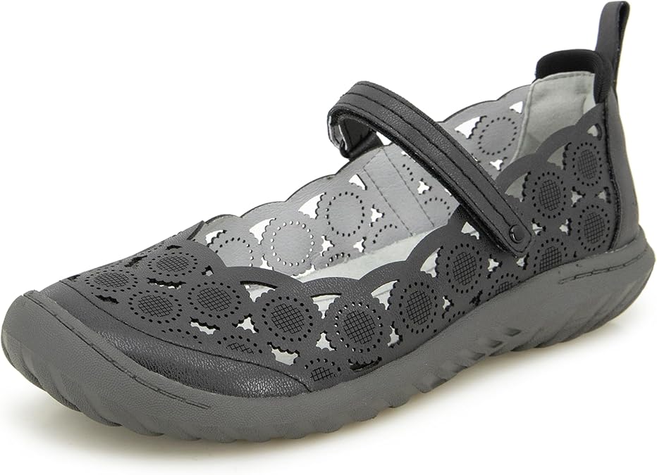 JBU Anne Women's Comfort Casual Classic Mary Jane Flats Fashion Shoes