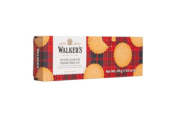 Walkers Stem Ginger Shortbread-6.2 oz | 6.2 Oz