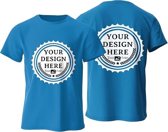 Custom T Shirts Bulk Design Your Own Customized T Shirts Personalized T Shirts Tee Add Text/Logo/Photo