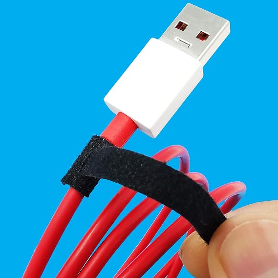 RIP-TIE Mini 1/4" x 3-1/2" Cable Tie Perfect for USB Cable, Earbud Cords, Cell Phone Cord 252 Pack Black