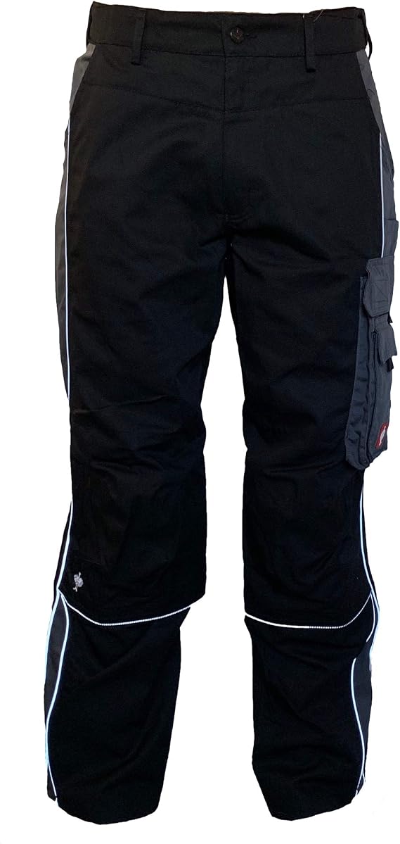 Engelbert Strauss E.S. Active Work Trousers (Black/Anthracite 50)
