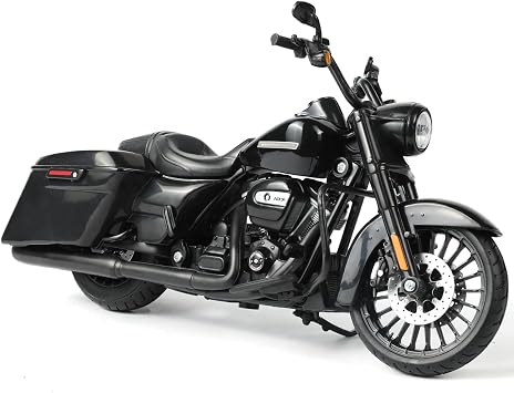 2017 Road King Special Motorcycle Toy Compatible for Harley Davidson 1:12 Mini Motorcycle Model diecast Moto for 5-7 inch Doll seat Decoration Moto Toy Gift