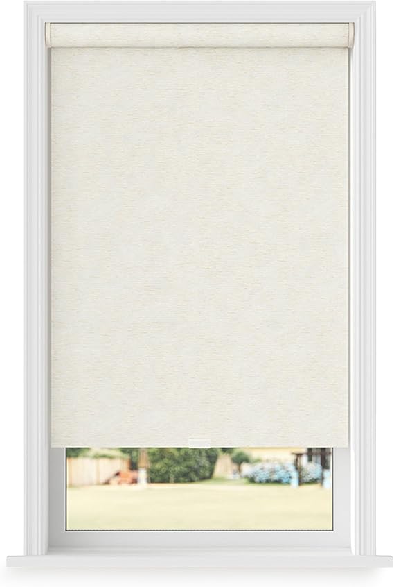 Lumino 100% Blackout Roller Shades, 23" W x 72" L Sand Haven