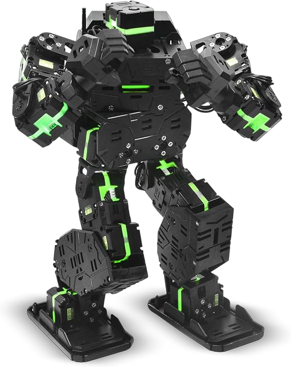 Humanoid Robot - Soccer Kicking, Boxing, Dancing with DIY Armor Kit Educational Gift Human Robot with App Control & Coding Function Bipedal Programmable Robots