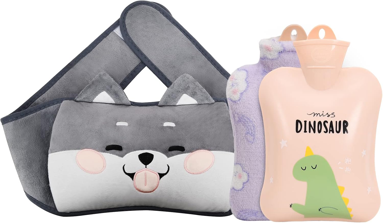 Hot Water Bottle with Waist Cover,Cartoon Warm Water Bag