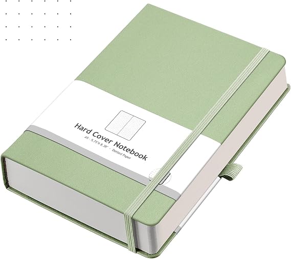 AHGXG Dotted Journal, 320 Pages, A5 (5.75'' 8.38'')