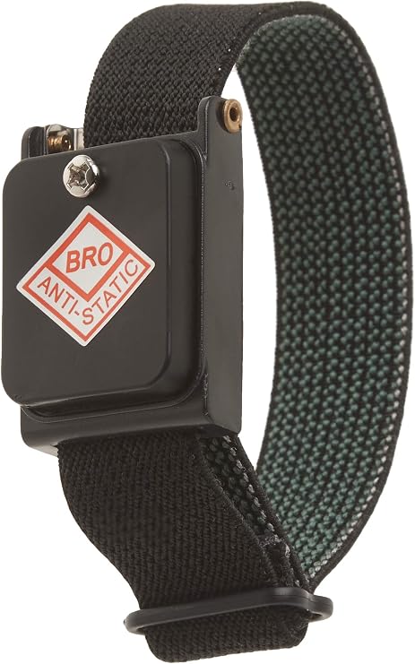 Kingwin Anti-Static Cordless Wrist Strap, Protect Your PC from Static Electricity. Adjustable Strap Fits Your Wrist Comfortably, Ground Yourself when Working on Sensitive Electronics