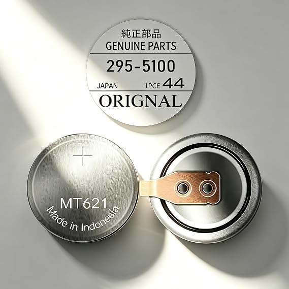 295-5100 Battery,Compatible with Panasonic Battery for Replacement for Citizen Eco Drive Watch Capacitor 295-5100 MT621 BP10, E000, E001, E010, E011