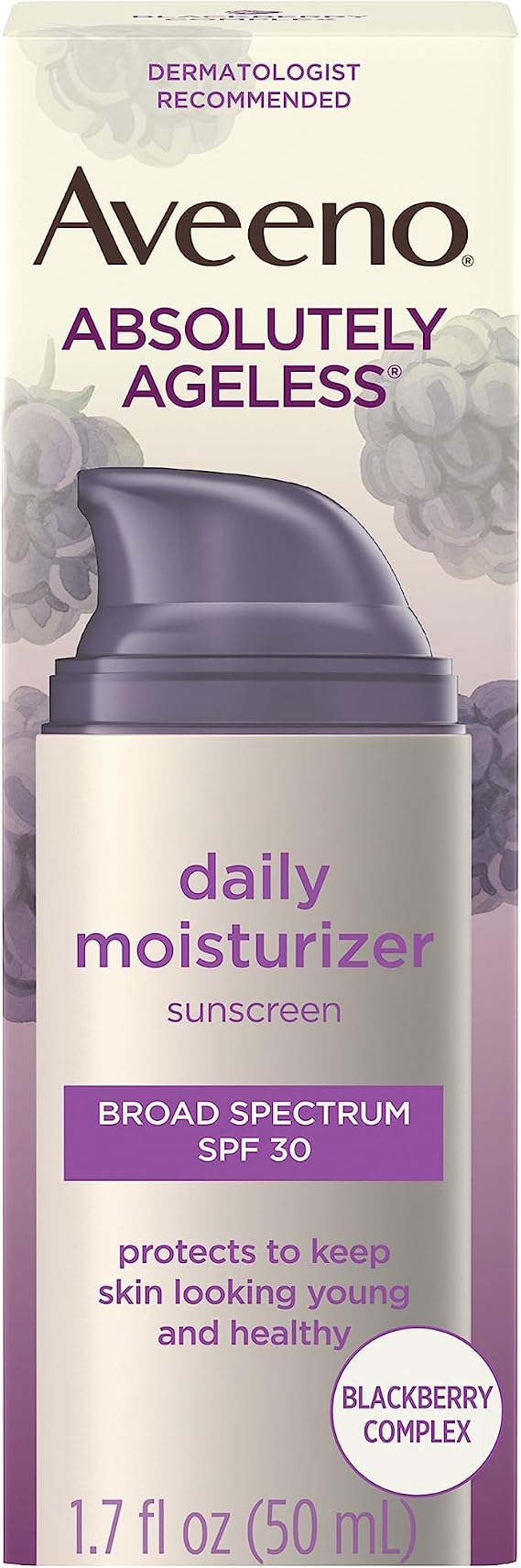 Aveeno Absolutely Ageless Daily Moisturizer W/Sunscreen Spf 30, 1.7 Ounce