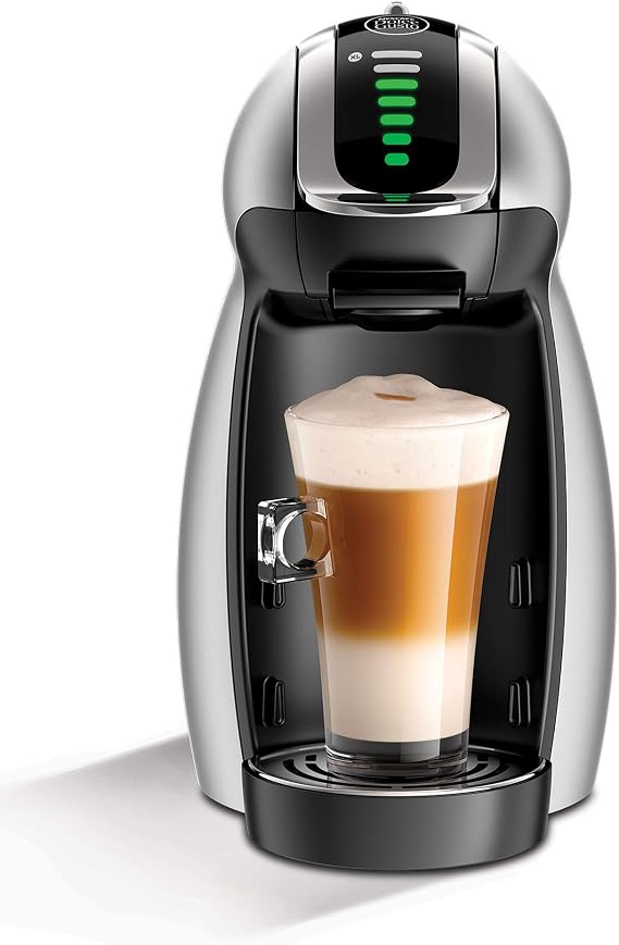 NESCAFE Dolce Gusto Coffee Machine, Genio 2, Espresso, Cappuccino and Latte Pod Machine, Silver