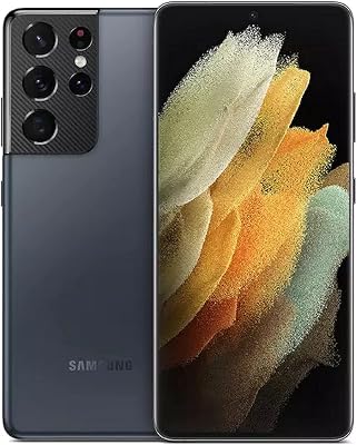 SAMSUNG Galaxy S21 Ultra G998 5G | T-Mobile Locked Android Smartphone | US Version 5G Smartphone | Pro-Grade Camera, 8K Video, 108MP High Resolution | 128GB - Phantom Navy Blue Renewed