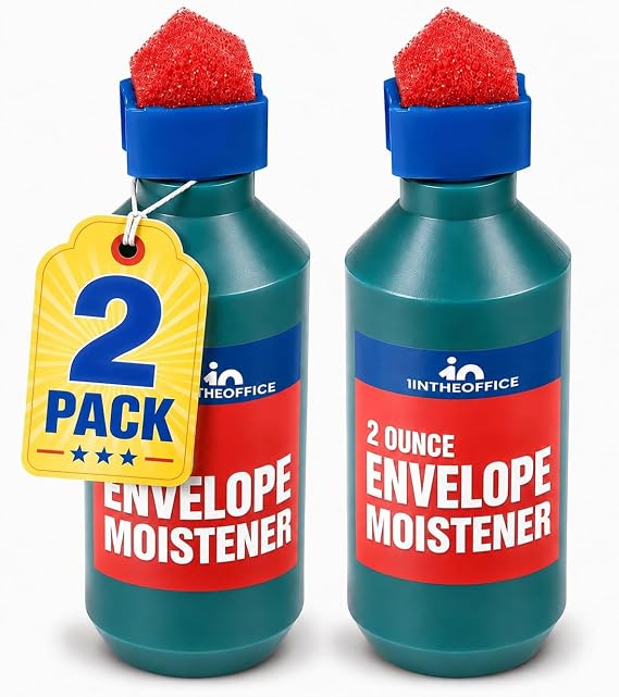 1InTheOffice Envelope Moistener (2 Pack)