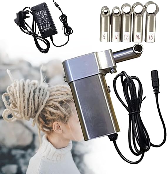SACLMD Portable Dreadlock Maker - Electric Dreadlock Machine Kit, 6mm