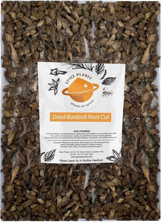 Burdock Root Cut Herbs Dried | Arctium lappa Premium Quality by Spice Planet® Free UK P&P (90 Grams)