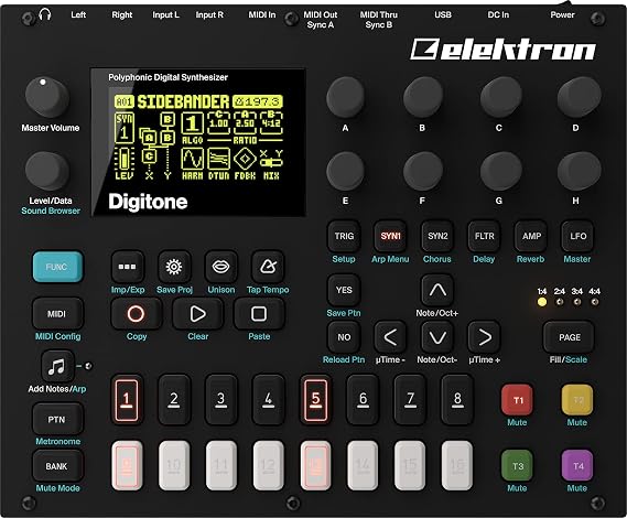 elektron Digitone Polyphonic Digital Synthesizer Electronic