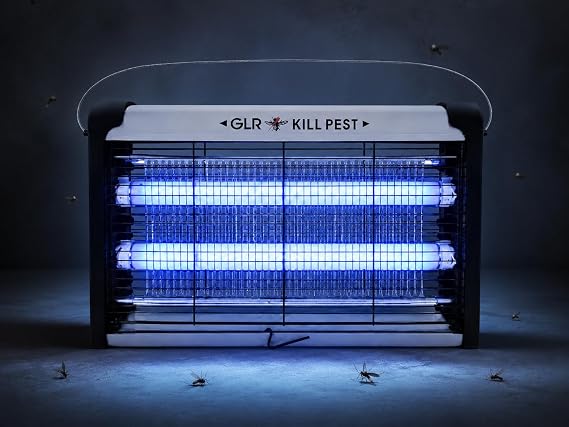 Coverzone Elektrikli Sivrisinek Öldürücü Lamba 20W, 2x10W UV Işıklı Uçan Haşere Tuzağı, Sessiz Çalışma, Askılı ve Masaüstü Kullanım, 220-240V, IP20 İç Mekan Kullanımı | PT-Z6020W (20W - Beyaz)