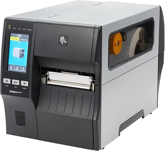 ZEBRA ZT411 203 dpi Thermal Transfer Industrial Printer Print Width 4 Inches Features Serial, USB, Ethernet, and Bluetooth Connecting Options - ZT41142 JTTANDS