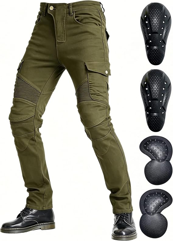 Motorcycle Pants & Jeans CE Level 2 Armor for Men & Women