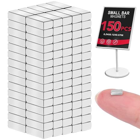LOVIMAG Small Neodymium Bar Magnets, 150 Pcs, 0.23x0.12x0.08in