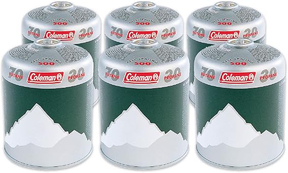 Coleman Extra Value 6 x C500 Gas Cartridge (Pack of 6)