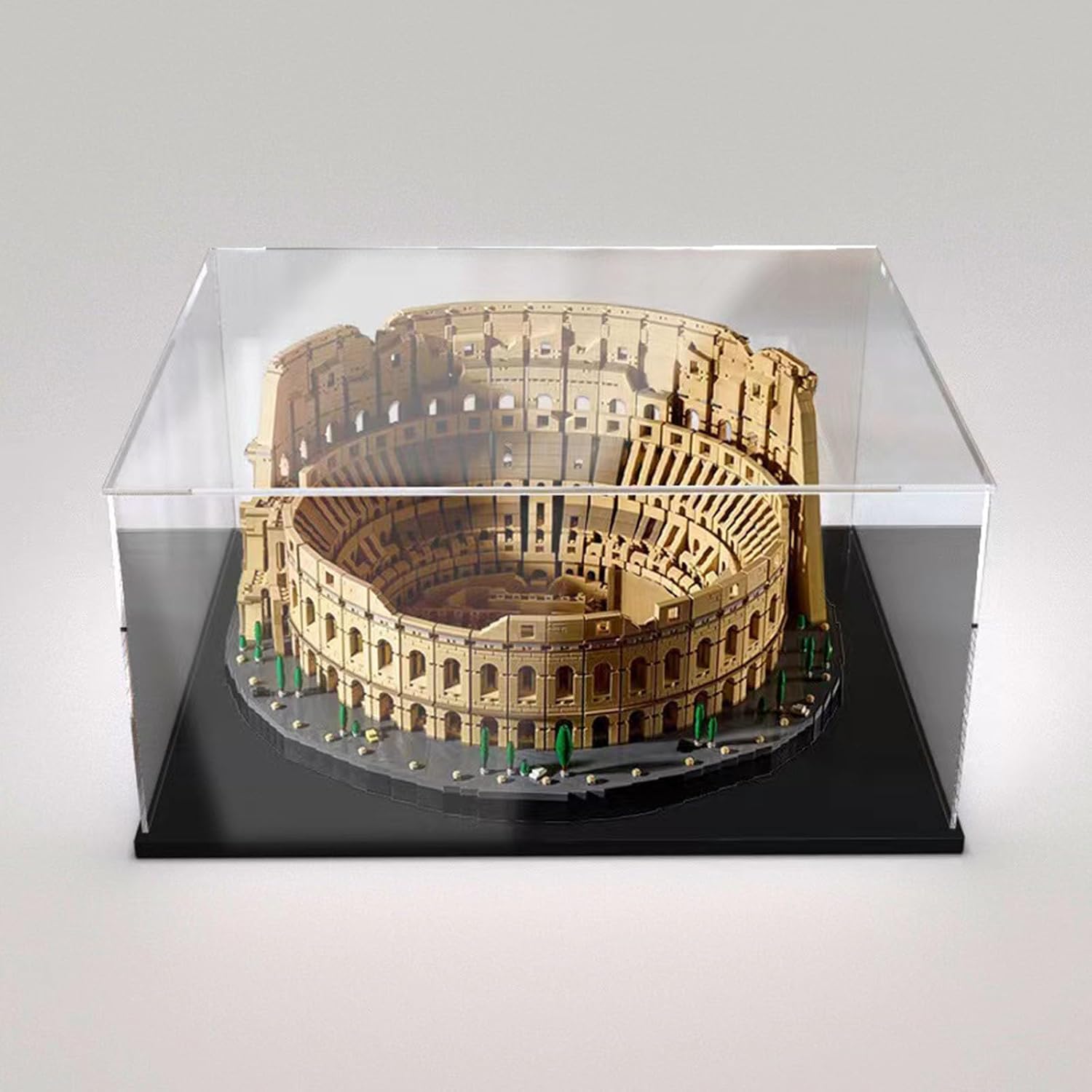 Acrylic Display Case for Lego 10276 Creator Expert Colosseum, 3mm Dustproof Display Box Showcase - Only Display Case , Compatible with Lego Option 1