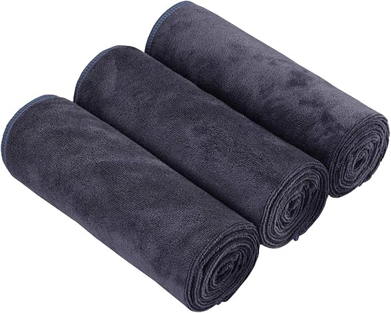 HOPESHINE Gyms Yoga Towels Soft Absorbent & Fast Drying 3-Pack