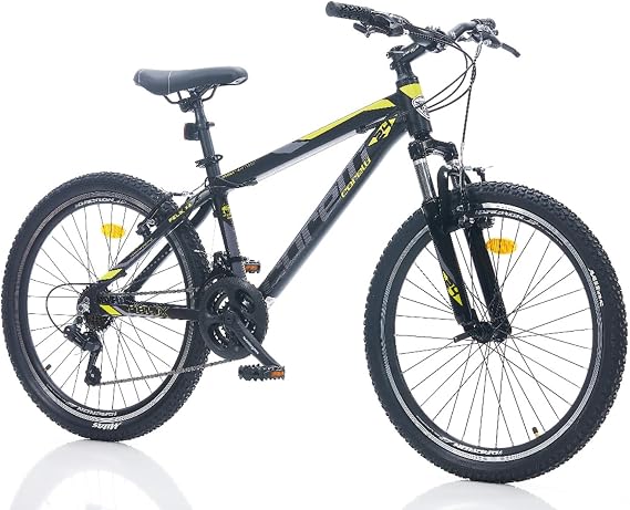 Corelli Felix 3.1 27.5 Rim 21 Vises V Brake Aluminum Mountain BikeŞ 18k Black-yellow-gray (greenway Bike)