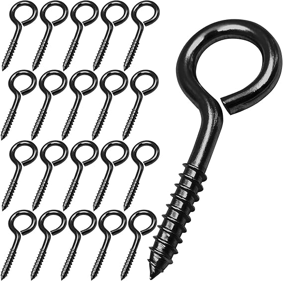 20 Pcs 2.5 Inch Sturdy Stainless Steel Eye Hooks, Eye Bolts