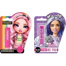 Barbie & Rainbow High Vanilla & Strawberry Flavour Lip Balm – Moisturizing & Hydrating Formula | Perfect for Kids & Adults, 4g - Pack of 800 Pcs