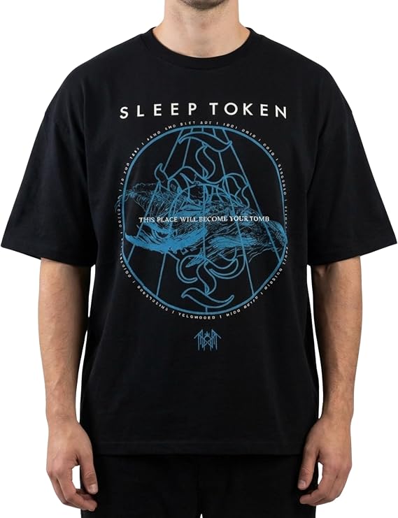 Sleep Token Tomb Men's Oversized Premium Quality T-Shirt