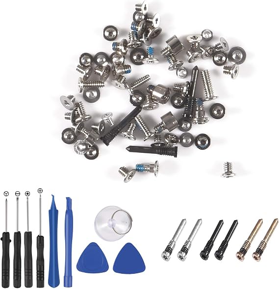 Replacement Full Set Screws Compatible for iPhone XR with Tools (for iPhone XR)