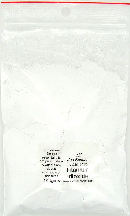 Titanium Dioxide - Premium Quality Natural Whitener for Soap, Mineral Makeup, Foundation & Cosmetics (4oz)