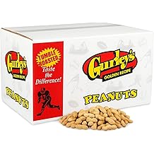 Gurleys Fire Roasted In-Shell Peanuts, Fancy Grade, Classic Salted Snack Bulk 25 lb Box (25 Pound, Raw)