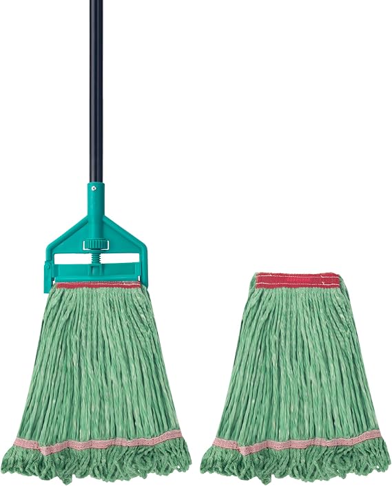 KeFanta 60 Inch Loop-End String Mop Heavy Duty Commercial Industrial Mops
