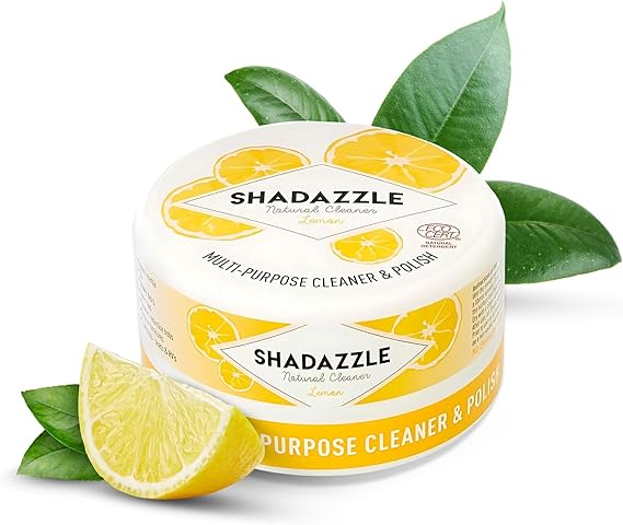 Shadazzle Natural All Purpose Cleaner and Polish, 1 Pack Lemon Scent