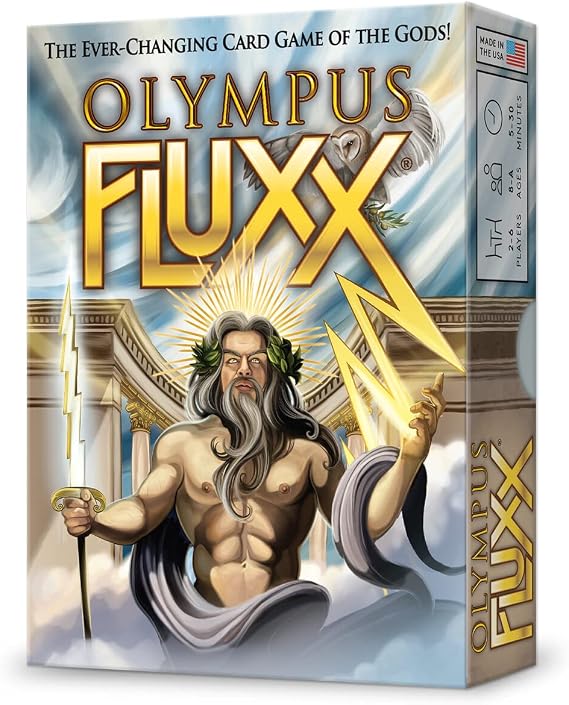 Olympus Fluxx Card Game - Explore Mythology with Rule-Changing Twists