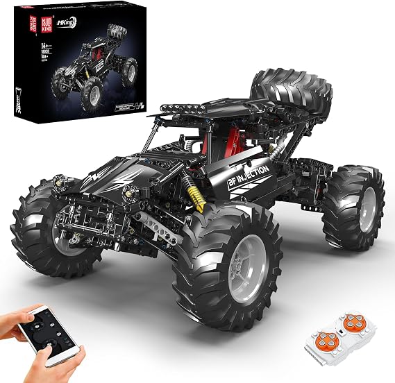 Mould King Climbing Car Building Kit, Remote Control Buggy Off-Road Racing Car Toy Building Blocks Set for Adult (1016+ Pieces)