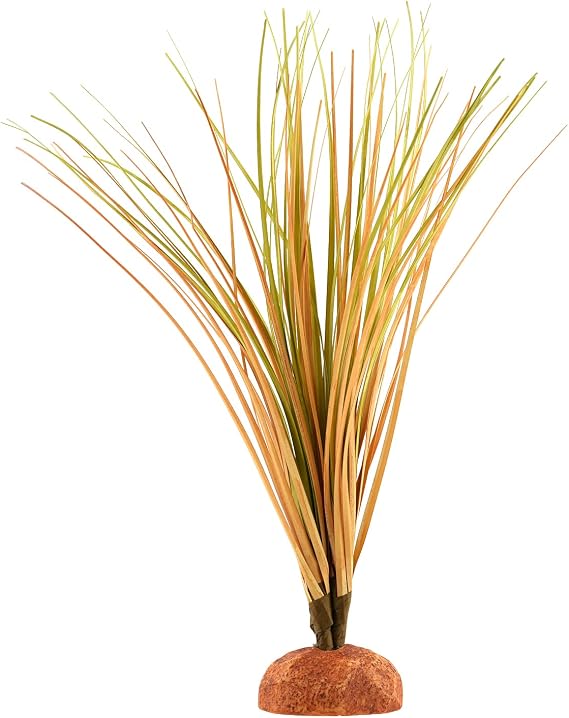 Fake Desert Dry Grass Reptile Plants Bearded Dragon Terrarium Decor | Desert Terrarium Grass for Leopard Gecko Tortoise Lizard Arid Tank Habitat
