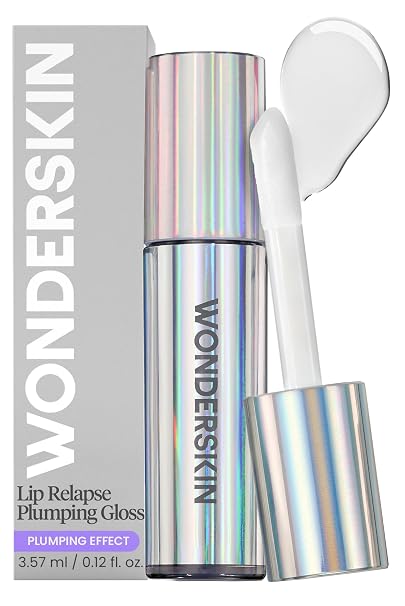 Wonderskin Lip Relapse Plumping Gloss – Lipgloss mit Volumen-Effekt für vollere Lippen mit hydratisierendem nicht klebrigem Hochglanz-Finish
