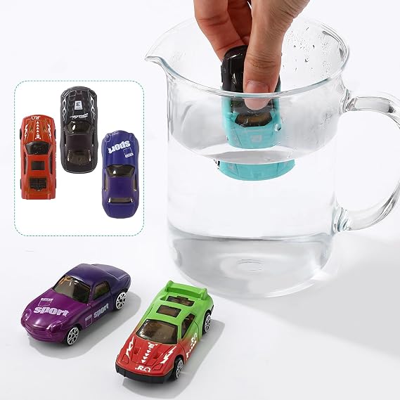 3 Pcs Color Changing Cars Bath Toys for Kids Vehicles in Water Goodie Bags Fillers Sensory Toys Bathtub Race Track Pool Beach Outdoor Funny Gift for Ages 4-8 Boys Girls Toddlers Favors