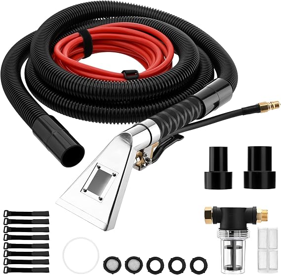Extractor Attachment Hose Kit Compatible With Shop Vac Stainless Steel Wand