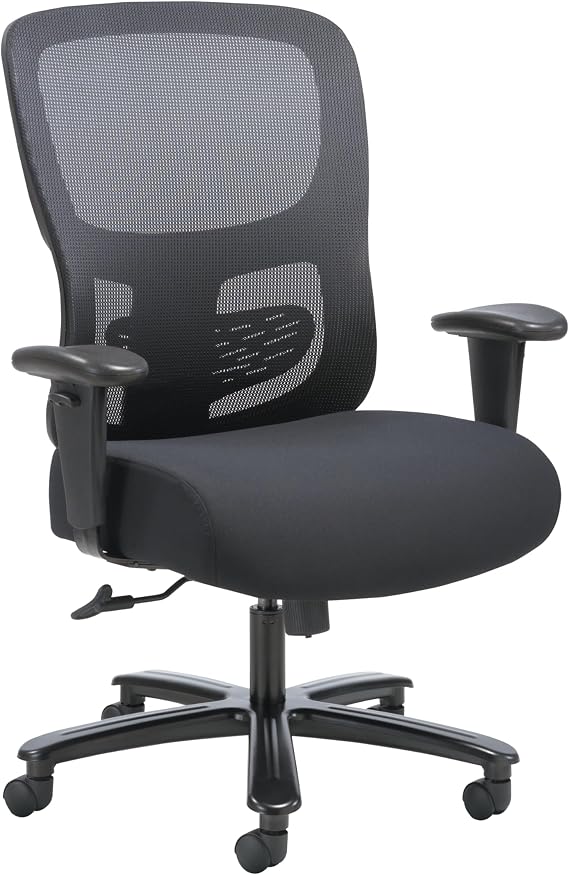 HON Sadie Big and Tall Ergonomic Office Chair, Heavy Duty Desk Chair, Black