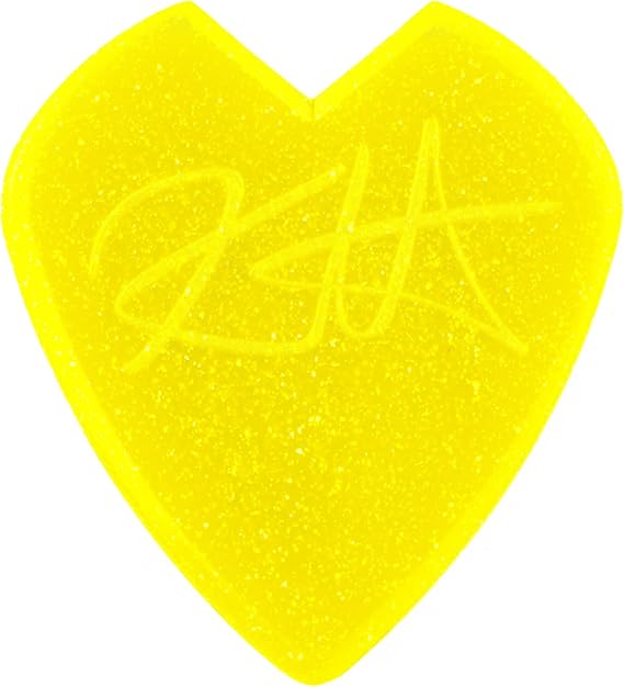 Jim Dunlop Kirk Hammett Jazz III Yellow Glitter Pick 1.38MM - 24 Pack
