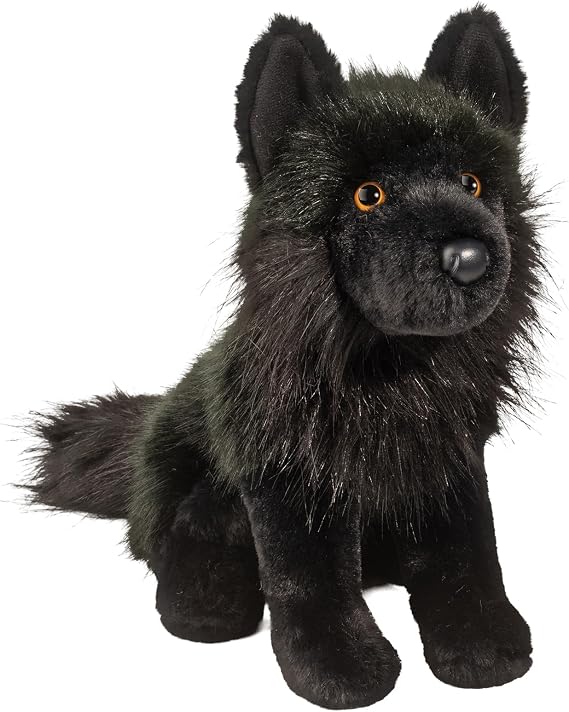 Douglas Vilkas Black Wolf Plush Stuffed Animal